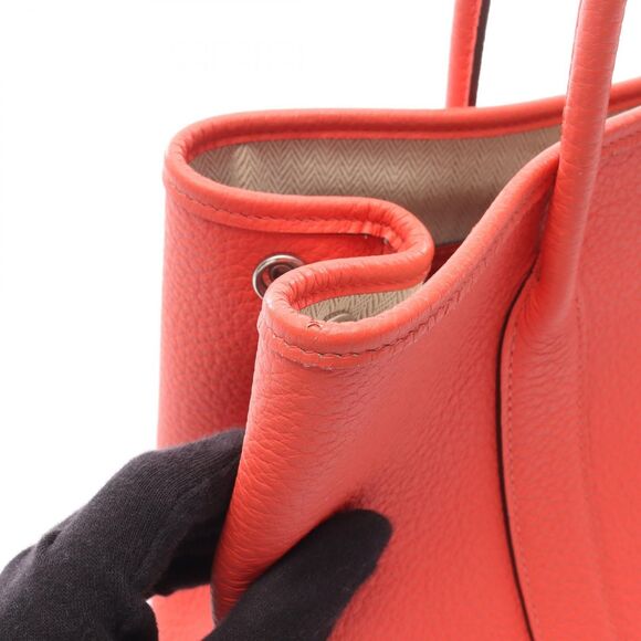 Hermes Tote Bag Garden Party Tpm 051568ck Rose Texas Leather Garden - Picture 10 of 15